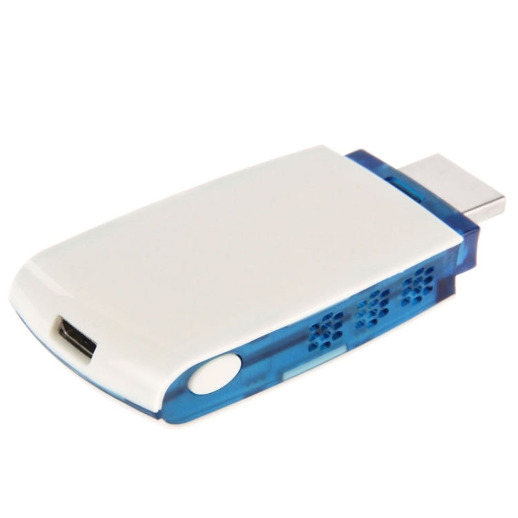 EZCAST Dual Frequency 2.4GHz/5GHz 300Mbps 1080P HD Video Decoder WiFi Display Miracast HDMI TV Dongle(White)