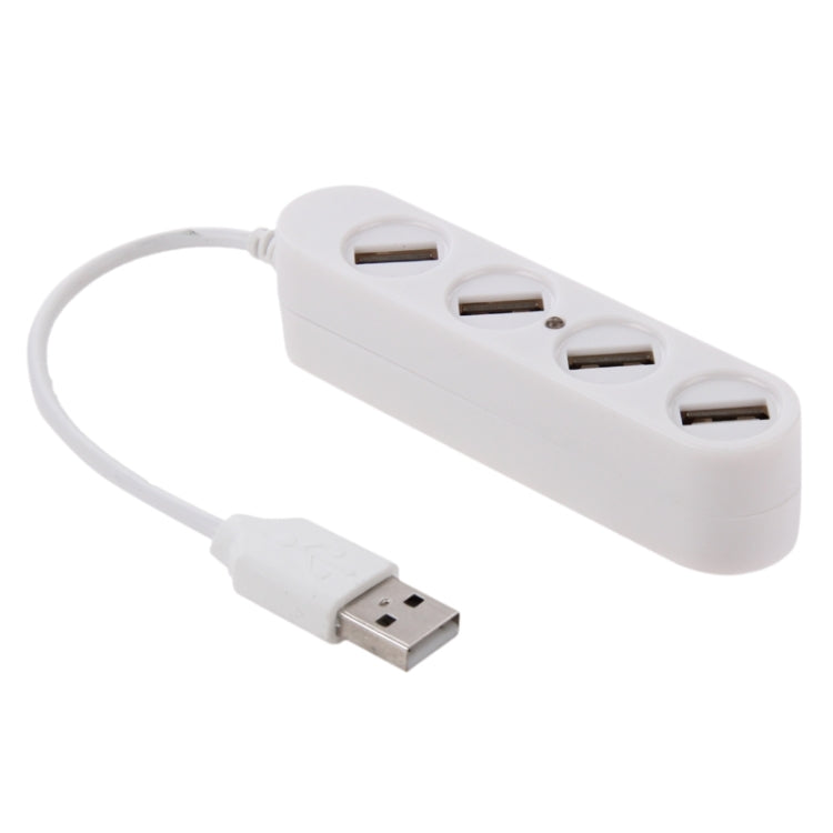 P-1020 4 Ports USB 2.0 Portable Hub, Length: 15cm