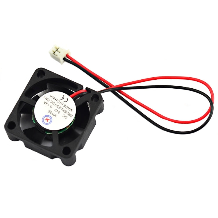 Jtron DC 24V 0.13A Cooling Fan Fan-cooled Radiator Motors Brushless DC Fan for Computers(Black)