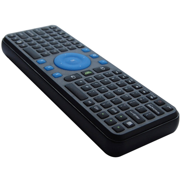 Measy RC7 2.4G USB Wireless Keyboard Gyroscope Air Fly Mouse for Mini PC Android TV Box(Black)