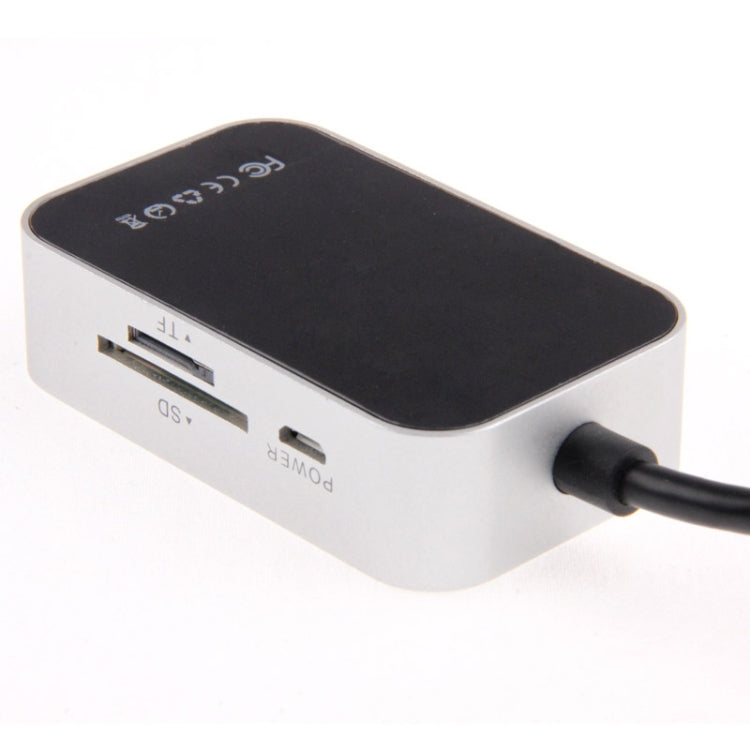3 in 1 USB 3.0 to Gigabit Ethernet + TF / SD Card Reader + 2 USB 3.0 HUB Interfaces