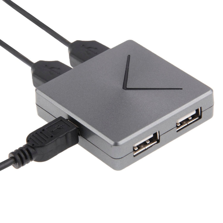 Novelty Design 4 Ports USB 2.0 High Speed 480MBPs HUB + 60cm USB 2.0 Cable
