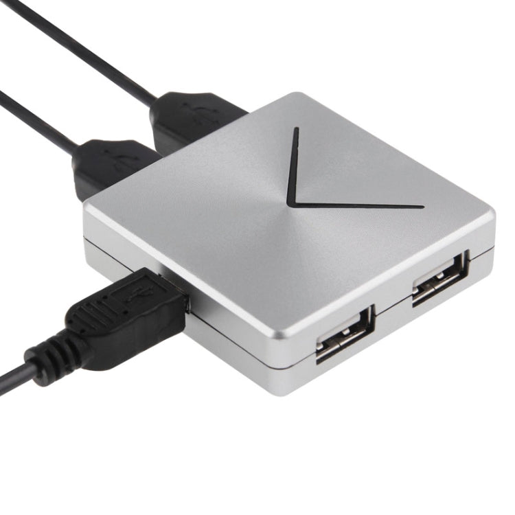 Novelty Design 4 Ports USB 2.0 High Speed 480MBPs HUB + 60cm USB 2.0 Cable