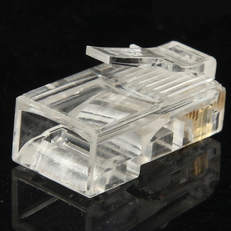 100 PCS High-Performance RJ45 Connector Modular Plug, Gold: 3u 3 Feet