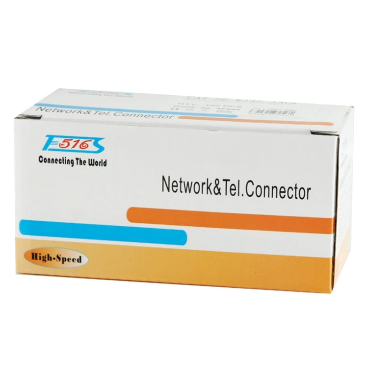 100 PCS High-Performance RJ45 Connector Modular Plug, Gold: 3u 3 Feet