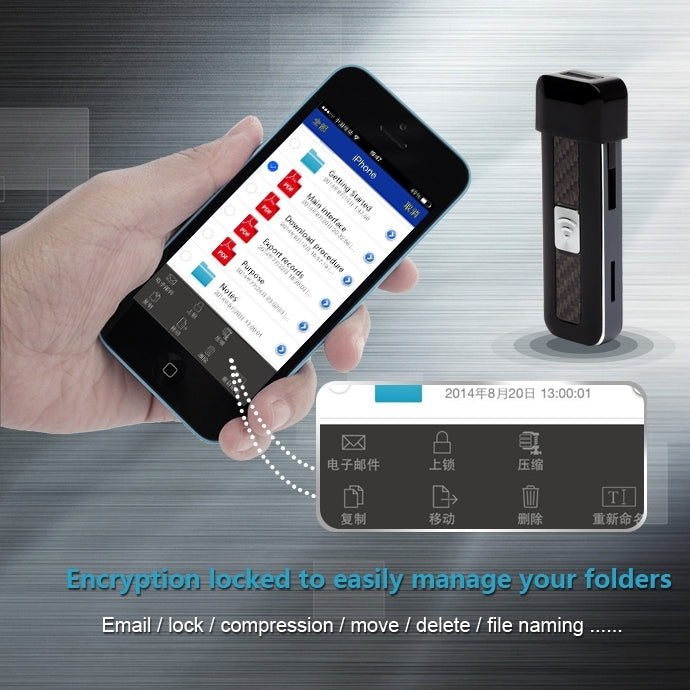 WiFi U Disk Wireless USB Flash Drive 32GB for iPhone / iPad / Android Phone / PC