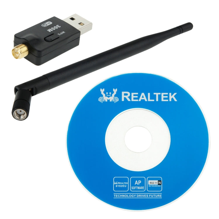 300Mbps USB 2.0 Wifi Wireless Adapter + Antenna, Wreless 802.11b / 802.11g / 802.11n