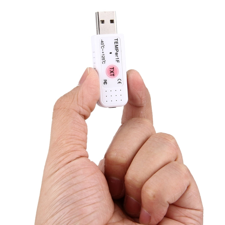 PCsensor TEMPer 1F USB Waterproof PC Thermometer for Computer Room / Weather / Environment / Special Environment Temperature Test(White)