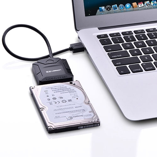 6G High Speed USB 3.0 to SATA 22 Pin HDD Converter with Power Supply