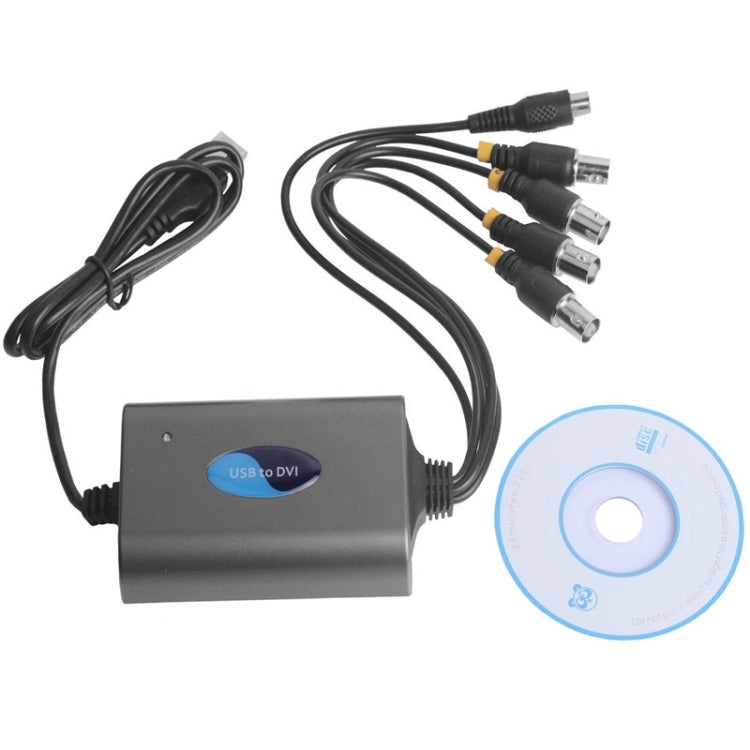 EC4000 4-Channel Real-Time High Definition HTV USB 2.0 Audio Video Capture Adapter DVR