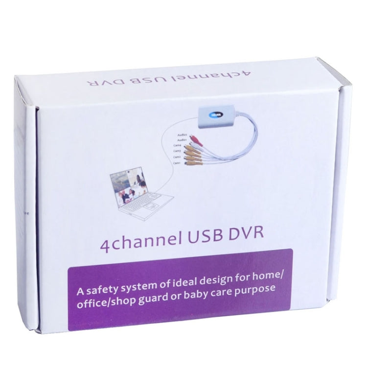 EC4000 4-Channel Real-Time High Definition HTV USB 2.0 Audio Video Capture Adapter DVR