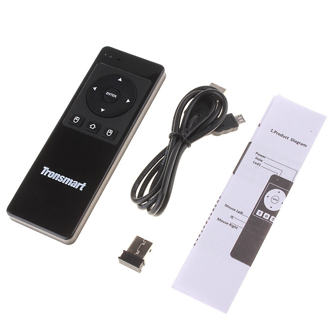 Tronsmart TSM-01 2.4G USB Wireless Keyboard Air Fly Mouse for Mini PC / Android TV Box, Russian Version