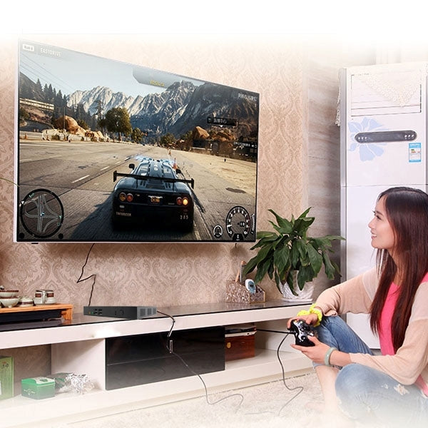 TK390 Mini Computer, Onboard CPU: Intel NM65 Celeron 1037U Dual Core 1.8GHz Processor (2M Cache), 2GB RAM,  16GB SSD(Black)