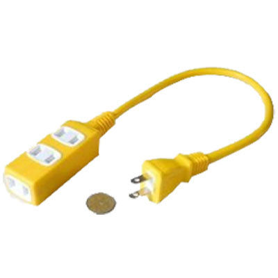 Yellow One Divided Into Three Power Line Plug Board(Yellow)