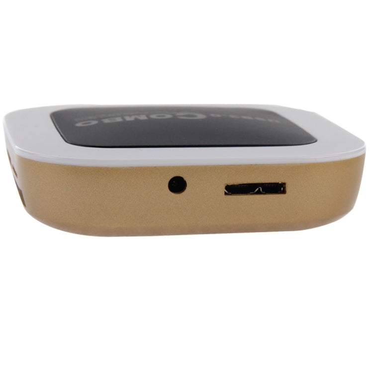 2 in 1 USB 3.0 CF/TF/SD Card Reader & 3-port HUB, Cable Length: 1m