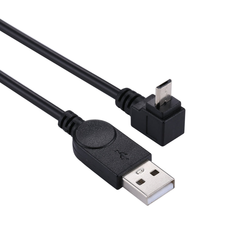 29cm 90 Degree Angle Micro USB to USB Data / Charging Cable