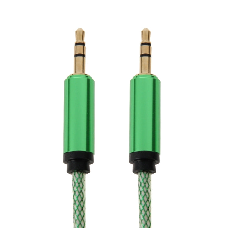 3.5mm Male to Male Plug Jack Stereo Color Mesh Audio AUX Cable for iPhone, iPad, Samsung, MP3, MP4, Sound Card, TV, radio-recorder, etc  Cable Length: about 1m