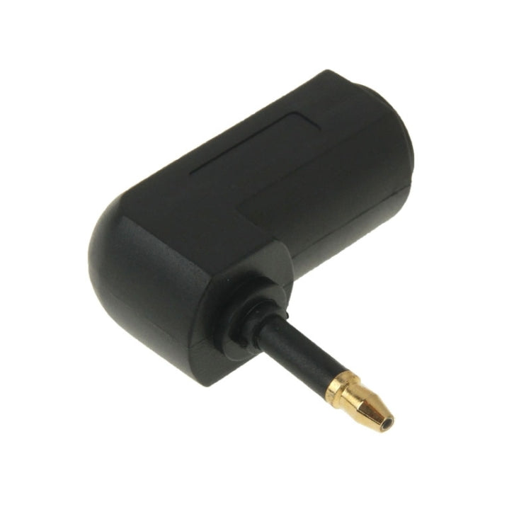 High Quality Gold Plated Square to Round Audio Optical Fiber 90 Degree Optical Fiber Adapter
