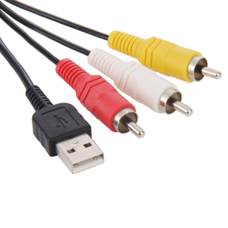 Digital Camera USB + AV Cable for Sony DSC-W210 / W220 / W230 / W270 / W290, Length: 1.2m