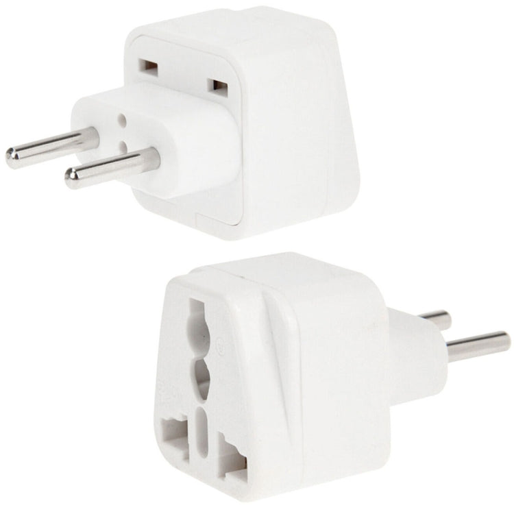 EU Plug Adapter Power Socket Travel Converter(White)