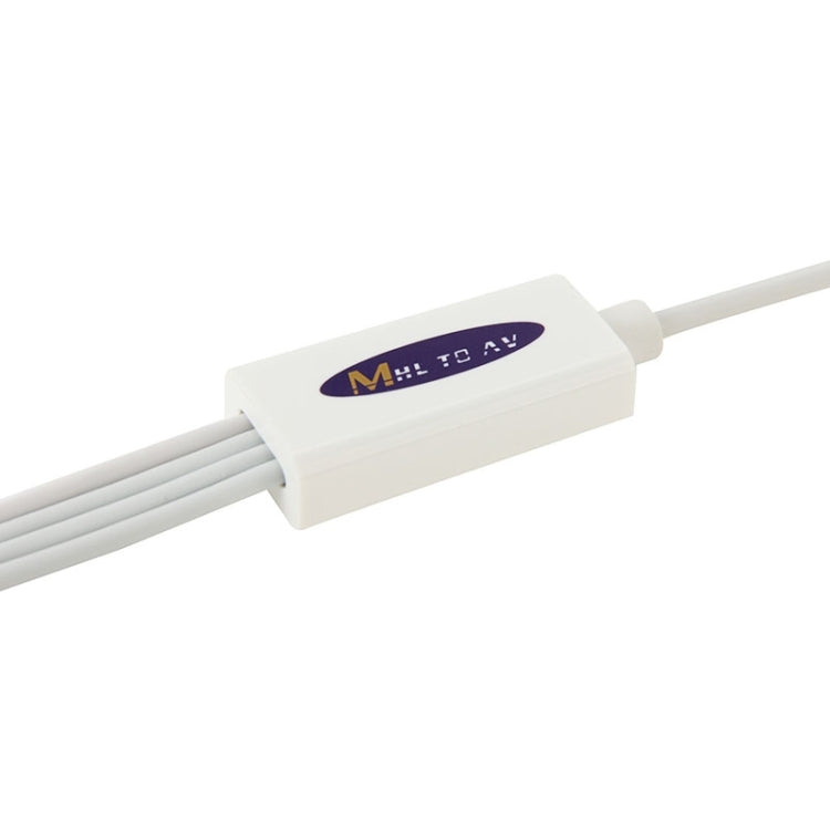 MHL Micro USB to RCA HDTV Adapter AV Cable, For Galaxy S IV / i9500 / S III / i9300 / Note II / N7100