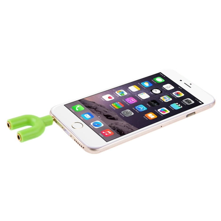 3.5mm Stereo Male to Dual 3.5mm Stereo Female Splitter Adapter