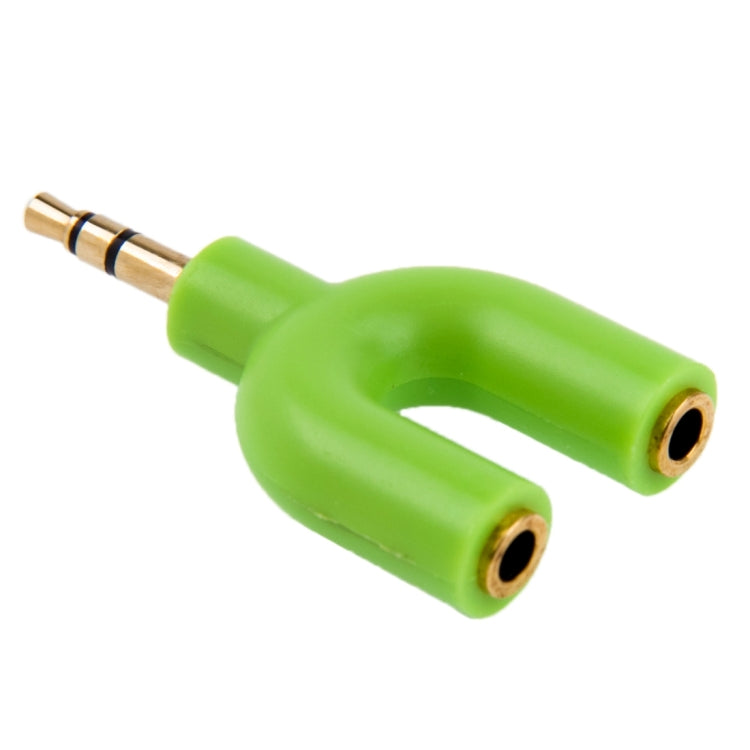 3.5mm Stereo Male to Dual 3.5mm Stereo Female Splitter Adapter