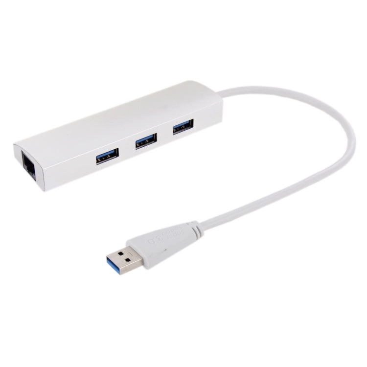 3 USB 3.0 Ports Hub with 10/100/1000Mbps Ethernet Port
