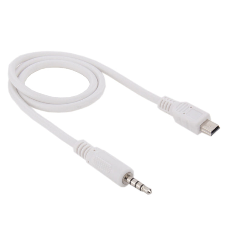 3.5mm Male to Mini USB Male Audio AUX Cable, Length: about 50cm