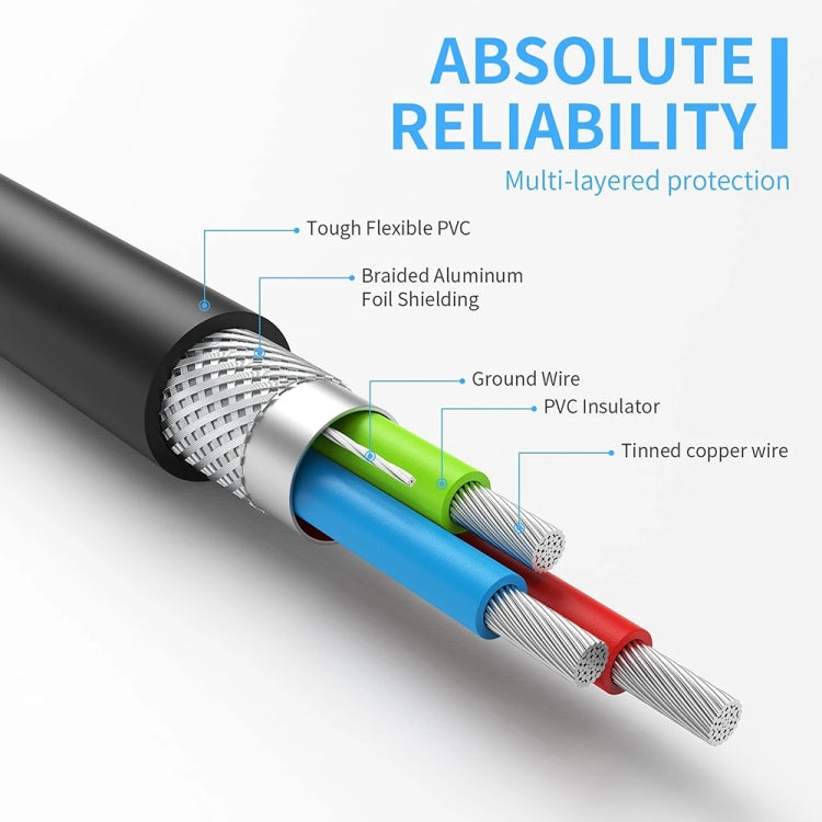 USB 2.0 Female to 2 Micro USB Male Cable, Length: About 30cm