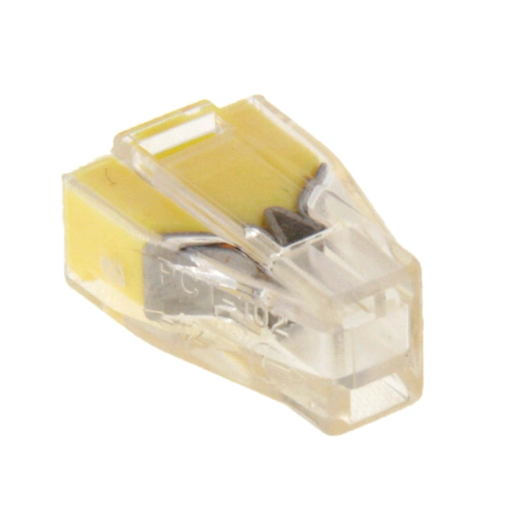 10 PCS 2 Pin Junction Box Push-in Wire Connector for Sectional Area 1-2.5 Square Millimeter Hard Wire