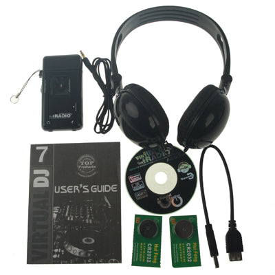 A650 USB Magic Sound Virtual Wireless DJ FM Radio, Support Microphone