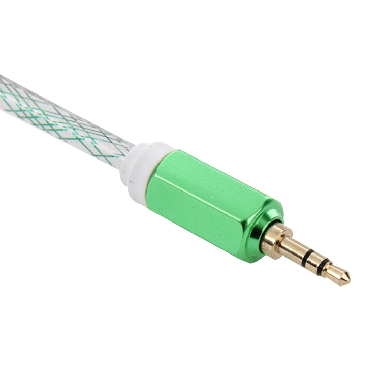 Gold Plated 3.5mm Male to Male Plug Jack Stereo Audio AUX Cable for iPhone 6S & 6S Plus & 6 & 6 Plus & 5, iPad Air 2 & Air, Samsung, iPod Laptop, MP3, Length: about 1m