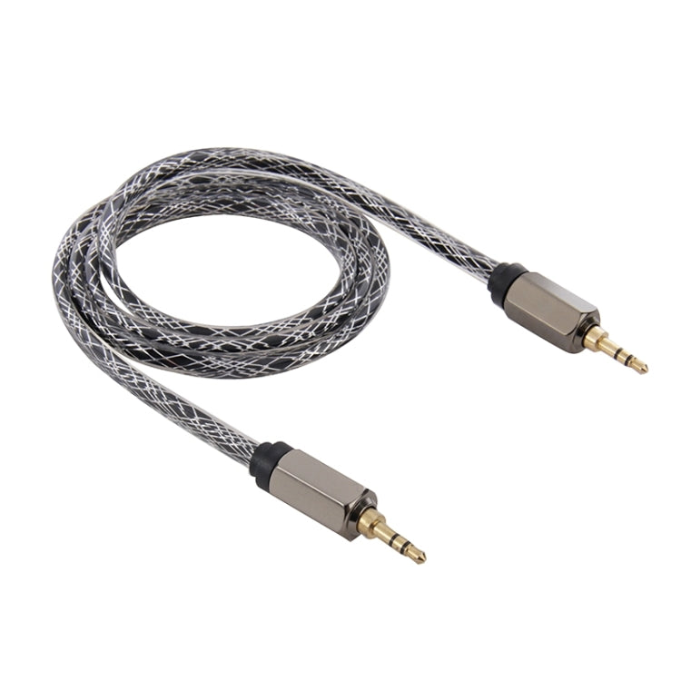 Gold Plated 3.5mm Male to Male Plug Jack Stereo Audio AUX Cable for iPhone 6S & 6S Plus & 6 & 6 Plus & 5, iPad Air 2 & Air, Samsung, iPod Laptop, MP3, Length: about 1m