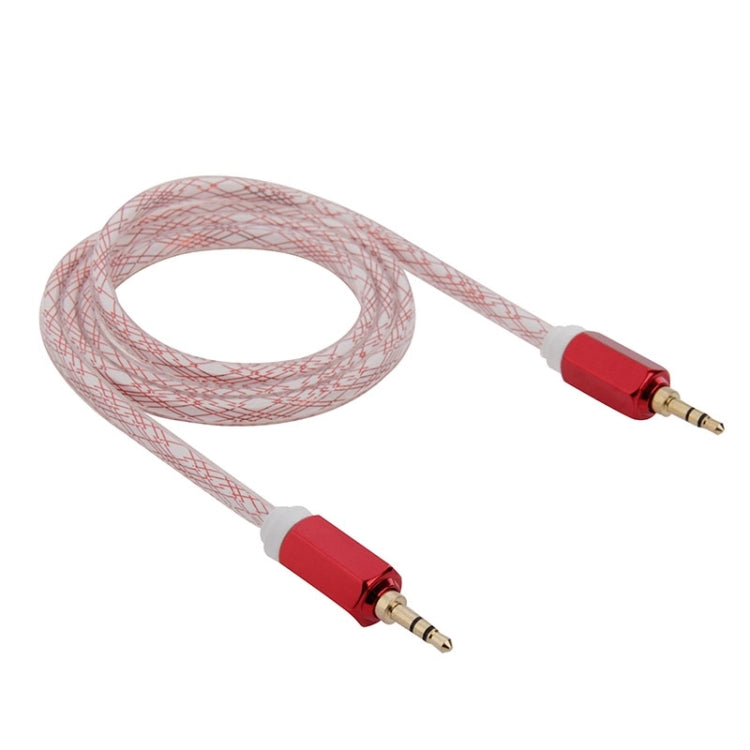 Gold Plated 3.5mm Male to Male Plug Jack Stereo Audio AUX Cable for iPhone 6S & 6S Plus & 6 & 6 Plus & 5, iPad Air 2 & Air, Samsung, iPod Laptop, MP3, Length: about 1m