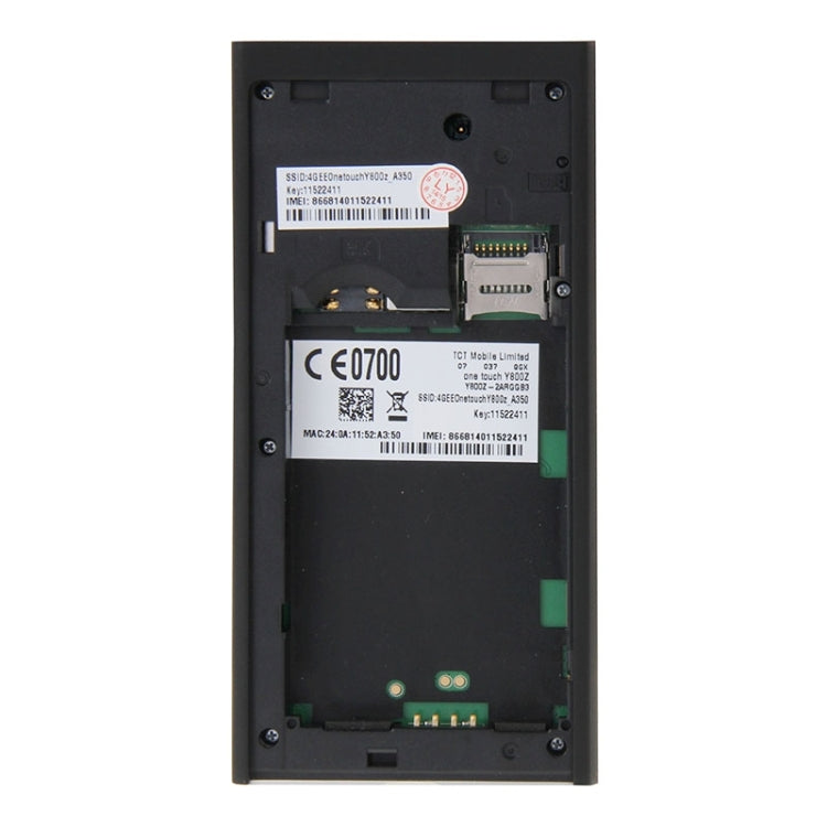 OneTouch Y800 4G Mobile Broadband WiFi Router, Hotspot LTE FDD 800/900/1800/2600 MHz