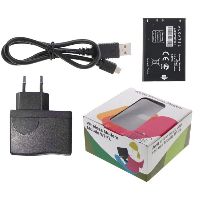 OneTouch Y800 4G Mobile Broadband WiFi Router, Hotspot LTE FDD 800/900/1800/2600 MHz