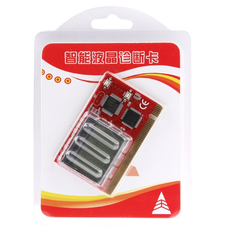 PCI Interface / LCD Showing Intelligent Debug Card