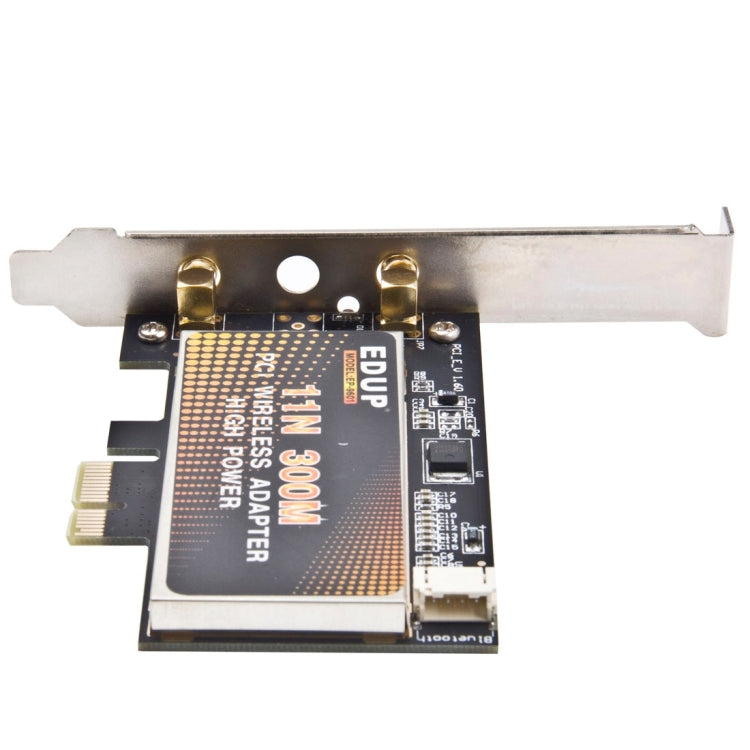 EDUP EP-9601  802.11N  300Mbps PCI-E Wireless LAN Network Adapter Card with  2 Antennas