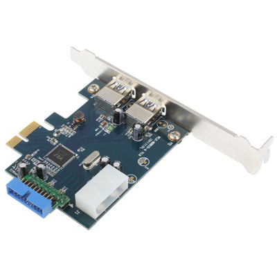USB 3.0 2 Ports PCI-E Express Controller Card 5Gbps