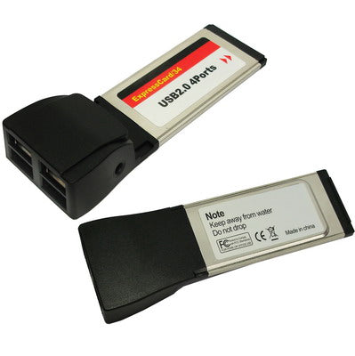 USB 2.0 PCMCIA 4 Ports ExpressCard Express Card