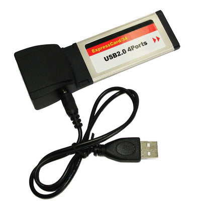 USB 2.0 PCMCIA 4 Ports ExpressCard Express Card