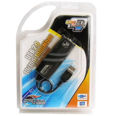 USB 2.0 Gigabit Ethernet adapter,Supports 10/100/1000 Mbps auto-sensing capability(Black)
