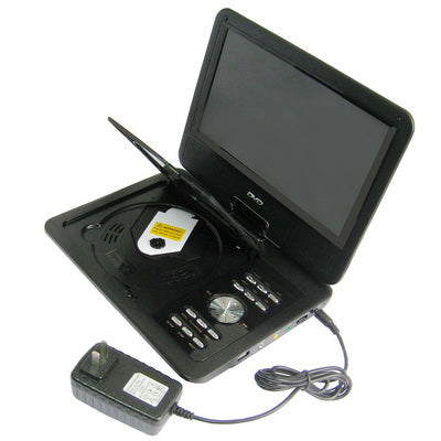 9.5 inch TFT LCD Portable DVD with TV Function & 180 degree rotatable display & game function(Black)