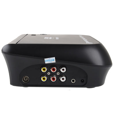 Home Theater Portable DVD high-definition projector with TV Receiver Function (PAL / NTSC / SECAM), AV IN / OUT and Game Function, Support SD / MMC Card / USB Flash Diskï¼ŒWith VGA input(Black)