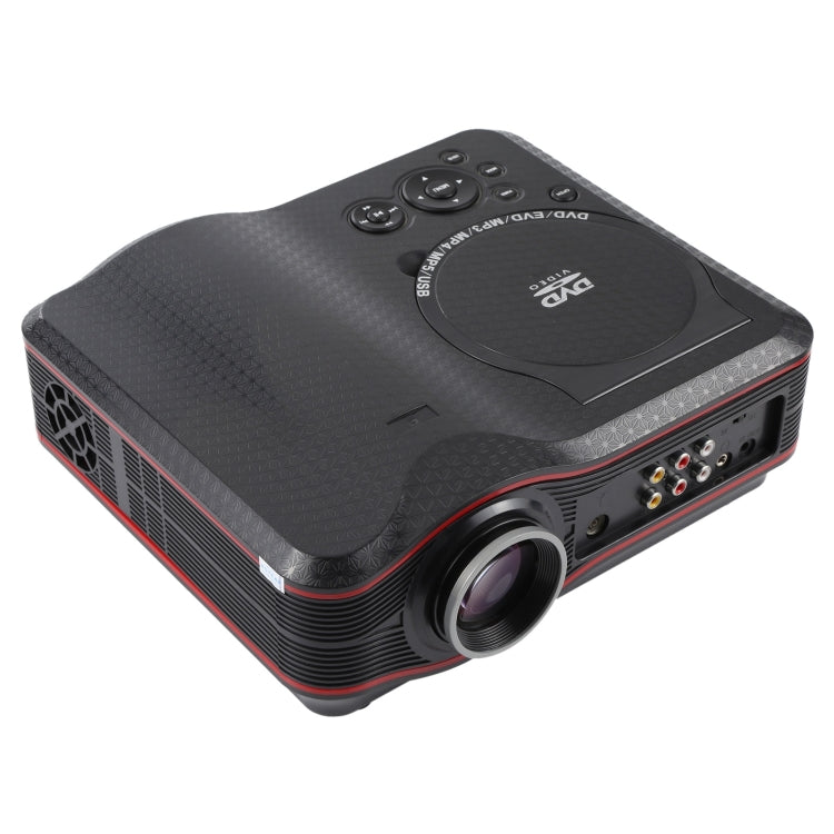 Portable DVD Projector with TV Receiver Function (PAL / NTSC / SECAM), AV IN / OUT and Game Function, Support SD / MMC Card / USB Flash Disk