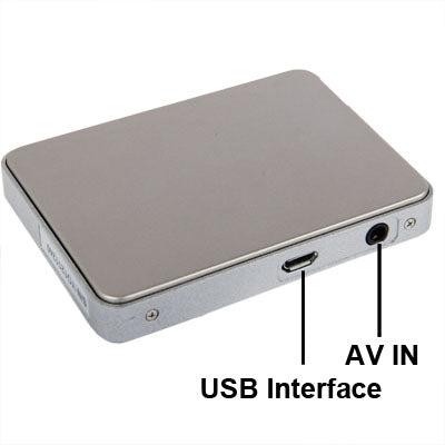 DLP-301 60 Lumens Mini Hand Held Multimedia 3 LED Projector with AV Input & USB Port for iPhone 4 & 4S / iPod Touch / iPad / TV / Set-top Boxes, Built in Speaker(Silver)
