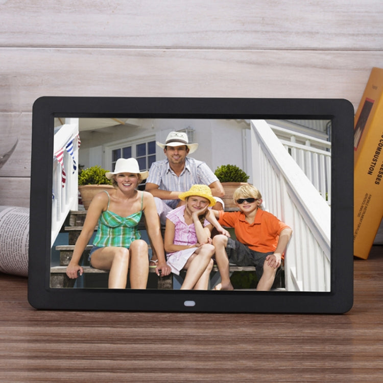 12.0 Inch LED Display Multi-media Digital Photo Frame with Holder / Music & Movie Player / Remote Control Function, Support USB / SD, Built in Stereo Speaker