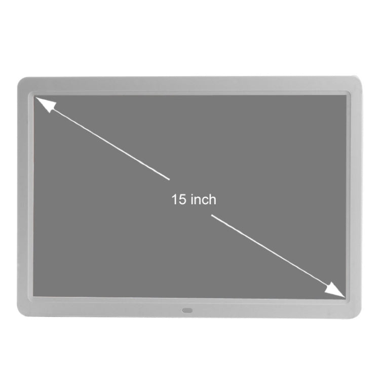 15 inch 1280 x 800 16:9 LED Widescreen Suspensibility Digital Photo Frame with Holder & Remote Control, Support SD / MicroSD / MMC / MS / XD / USB Flash Disk
