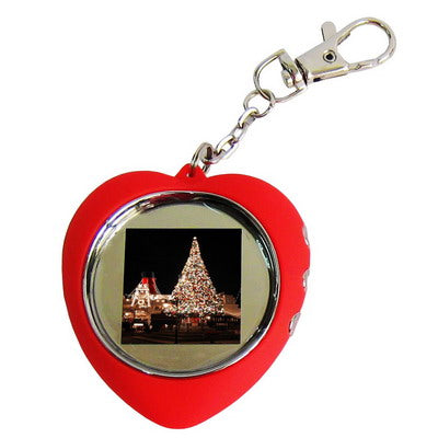 1.5 Inch Mini Key Chain Digital Photo Frame, Special for Valentines Day Gifts(Red)